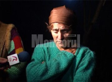 Femeia a plecat prin vecini cu ceilalți doi copii ai ei și a legat ușa cu un șiret