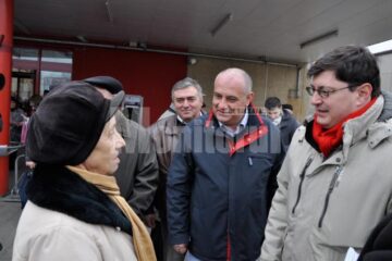 Alexandru Băișanu și Tiberius Brădățan au discutat sâmbătă cu susținătorii USL