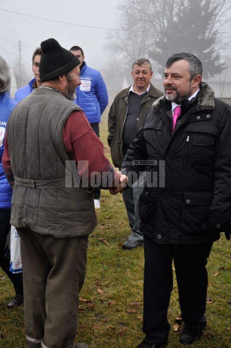 Ioan Bălan și Gheorghe Flutur au dus vești bune sătenilor din Lipoveni