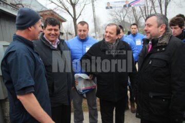 Gheorghe Flutur și Ioan Bălan s-au aflat în campanie electorală în comuna Pătrăuți