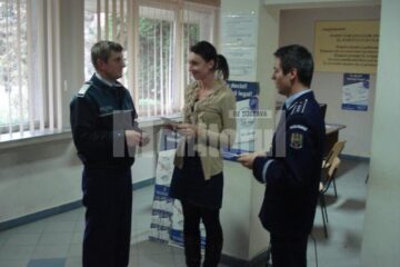 Punctul de informare din sediul Poliției