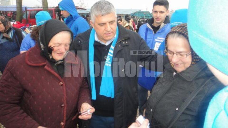 Dumitru Mihalescul a avut, în fiecare zi, întâlniri cu cetățenii cele 14 localități care formează Colegiul Vicov-Solca