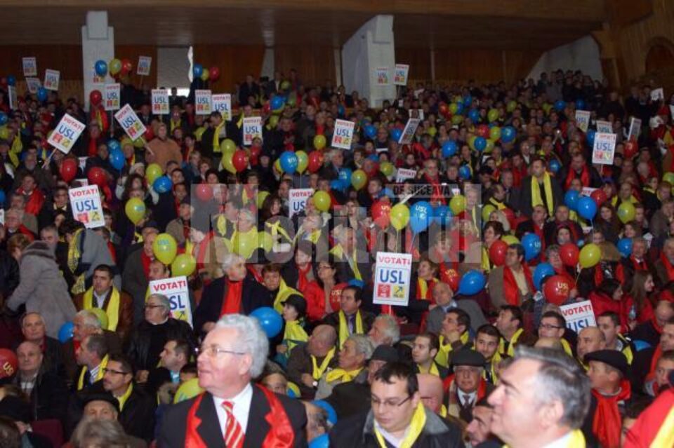 Peste 1000 de persoane au venit să susțină candidații USL