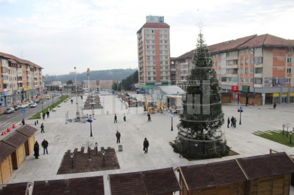 Centrul Sucevei a fost redat sucevenilor după doi ani în care a fost un imens șantier