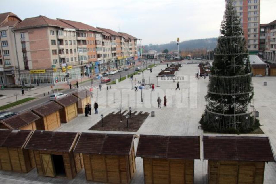 Centrul Sucevei a fost redat sucevenilor după doi ani în care a fost un imens șantier