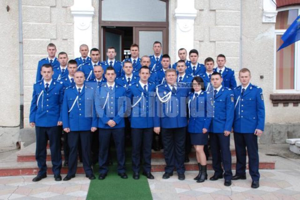 Tinerii jandarmi de la Școala Fălticeni, repartizați pe posturi după șase luni de vacanță forțată