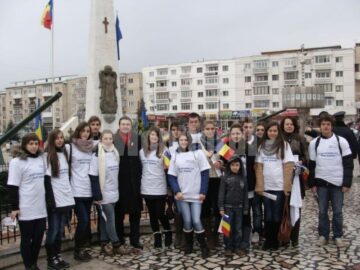 Ceremonial militar – religios și depuneri de coroane la Fălticeni