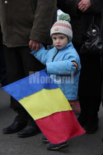 Copil cu tricolor