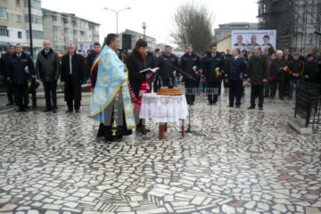 Ceremonial militar – religios și depuneri de coroane la Fălticeni
