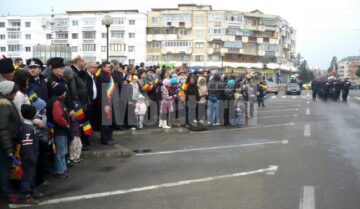 Ceremonial militar – religios și depuneri de coroane la Fălticeni
