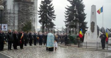 Ceremonial militar – religios și depuneri de coroane la Fălticeni