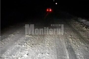 E 85, Suceava-Siret, blocat la prima răbufnire a iernii