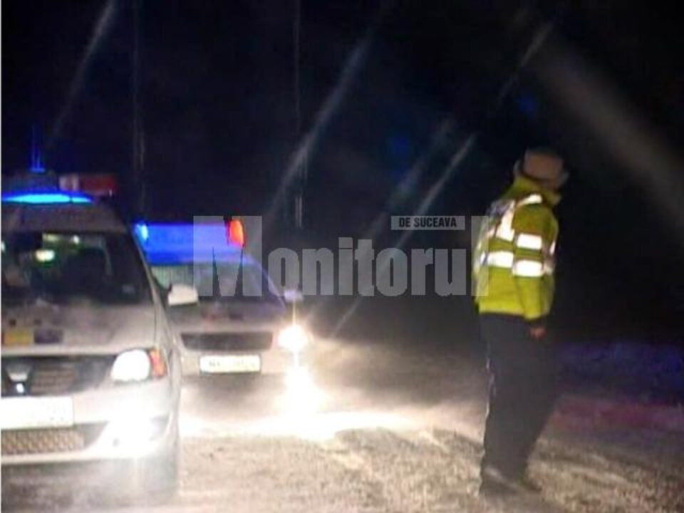 Prima ninsoare din acest an a paralizat traficul pe E 85, în zona Ratoș