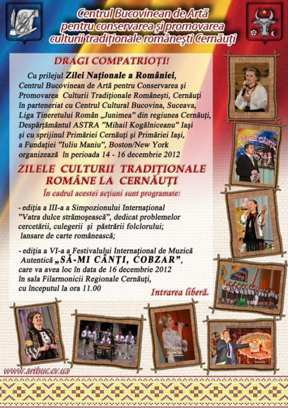 Zilele Culturii Tradiționale Române la Cernăuți