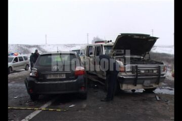 Drumul E 85, blocat mai bine de o oră după un accident în lanț la Pătrăuți