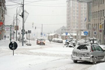 Alegeri prin nămeți în tot județul Suceava