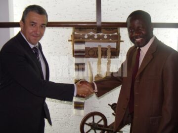 Guy Djoken, președintele Asociației UNESCO a filialei din Statele Unite ale Americii și vicepreședinte UNESCO la nivel mondial, în vizită la Suceava