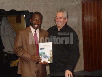 Guy Djoken, președintele Asociației UNESCO a filialei din Statele Unite ale Americii și vicepreședinte UNESCO la nivel mondial, în vizită la Suceava