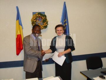 Guy Djoken, președintele Asociației UNESCO a filialei din Statele Unite ale Americii și vicepreședinte UNESCO la nivel mondial, în vizită la Suceava