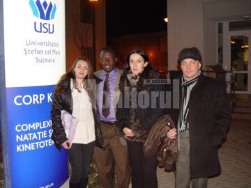 Guy Djoken, președintele Asociației UNESCO a filialei din Statele Unite ale Americii și vicepreședinte UNESCO la nivel mondial, în vizită la Suceava