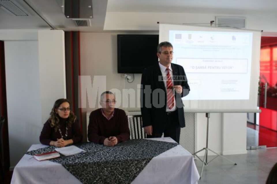 Proiectul „O șansă pentru viitor” este derulat de Sindicatul Liber Independent din Telecomunicații „Bogdan Vodă” din Suceava, în parteneriat cu BNS