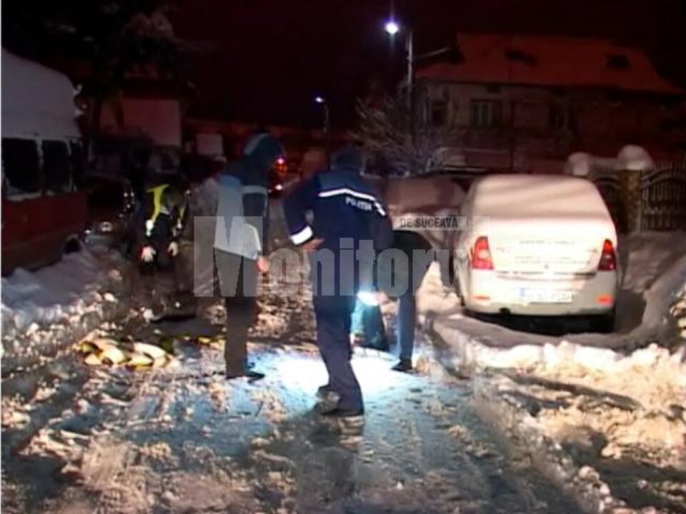 Polițiștii s-au deplasat la fața locului au reconstituit modul în care s-a petrecut agresiunea