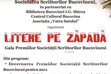 “Litere pe zăpadă. Premiile Societății Scriitorilor Bucovineni”