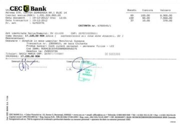 Cei 17.200 de lei au fost virați ieri în contul bancar deschis de mama lui Marian pentru fiul ei