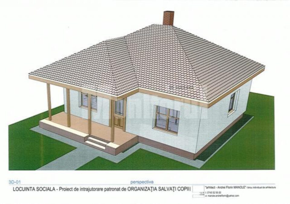 Proiectul viitoarei case a familiei Pascariu