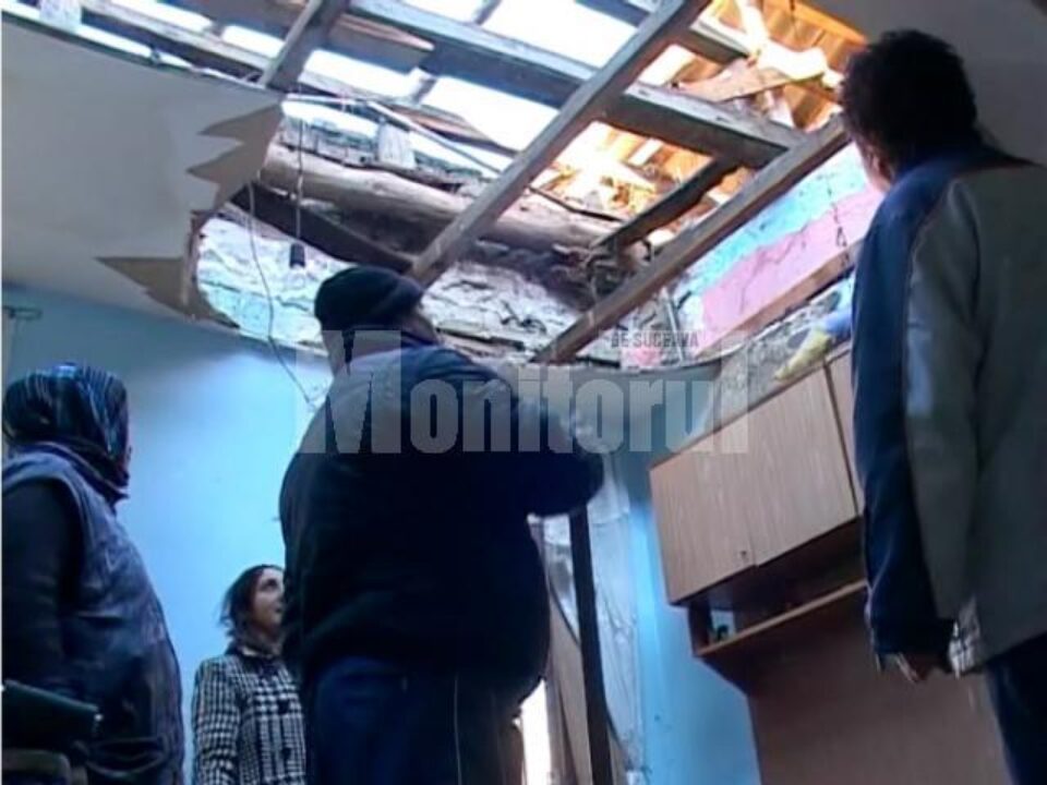 În plină iarnă, casa familiei Dediu nu mai este locuibilă