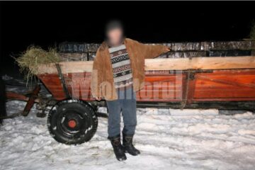 În căruță, ascunse sub fân, erau 11.490 de pachete cu țigări de contrabandă