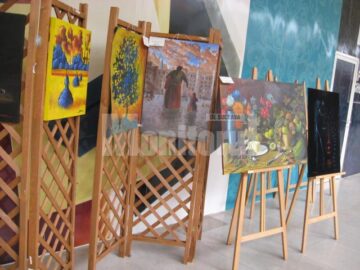 Secvențe din expoziția de pictură „Vălul lui Gabriel”