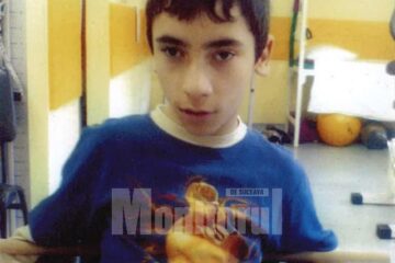 Claudiu Marian Ungureanu, imobilizat într-un scaun cu rotile