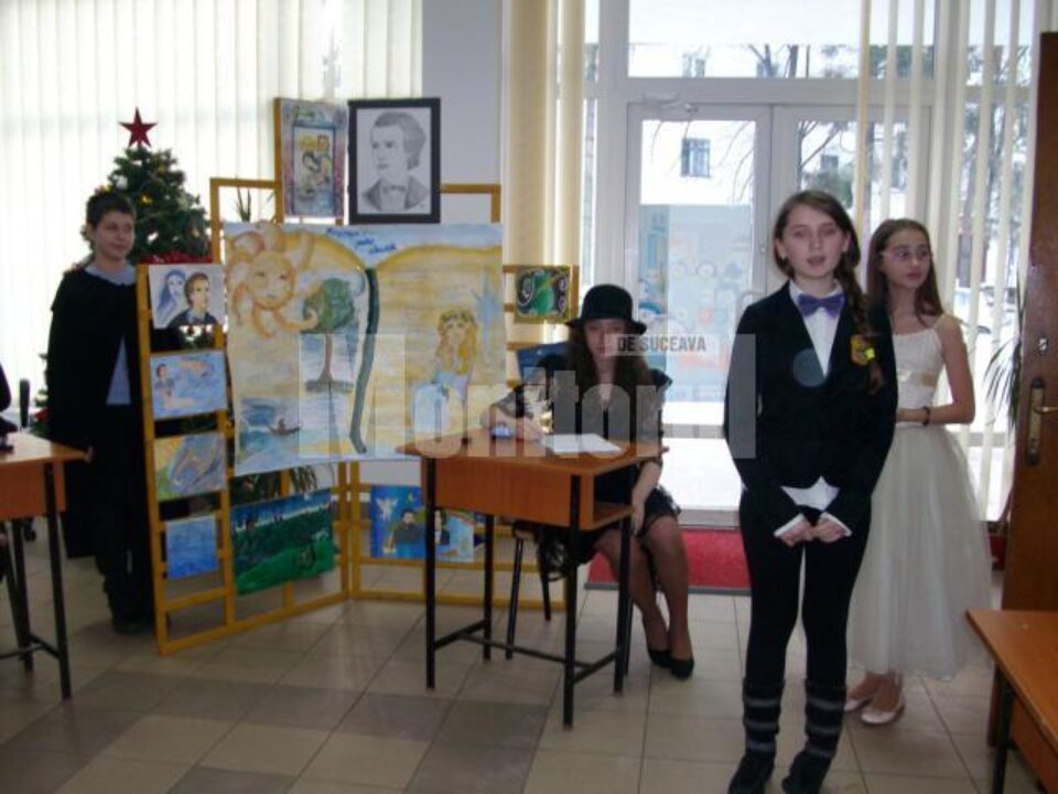 Aniversare „Mihai Eminescu” la Școala Gimnazială „Bogdan Vodă”