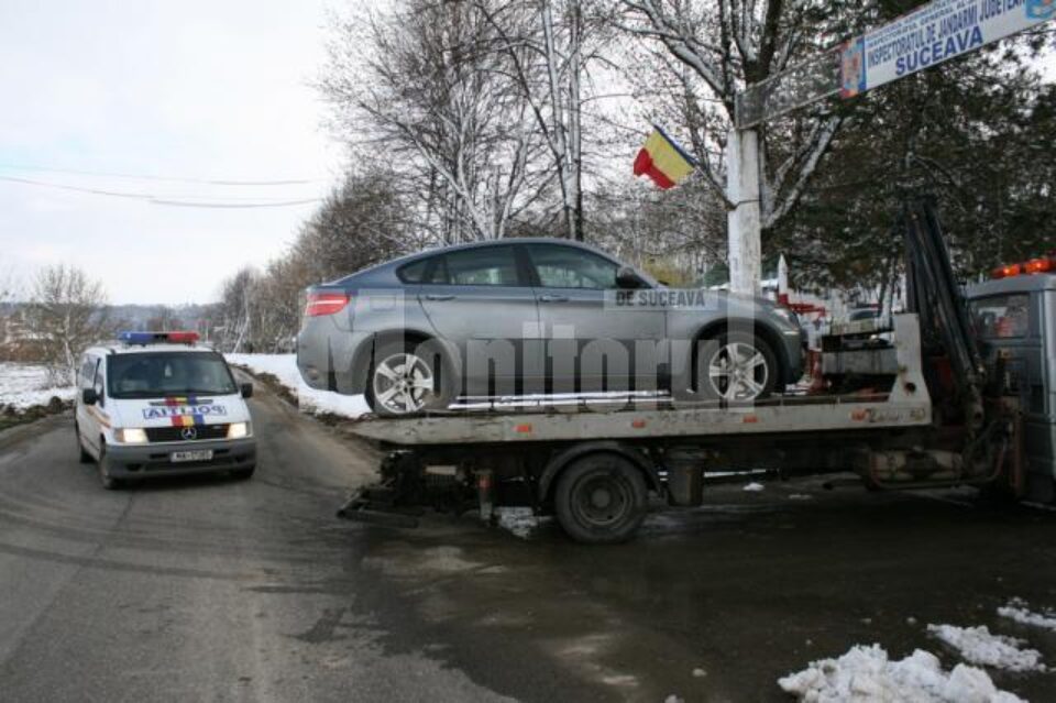 BMW-ul lui Cezar Stănescu a fost indisponiblizat din luna aprilie a anului trecut în poligonul de la Mihoveni al Jandarmeriei