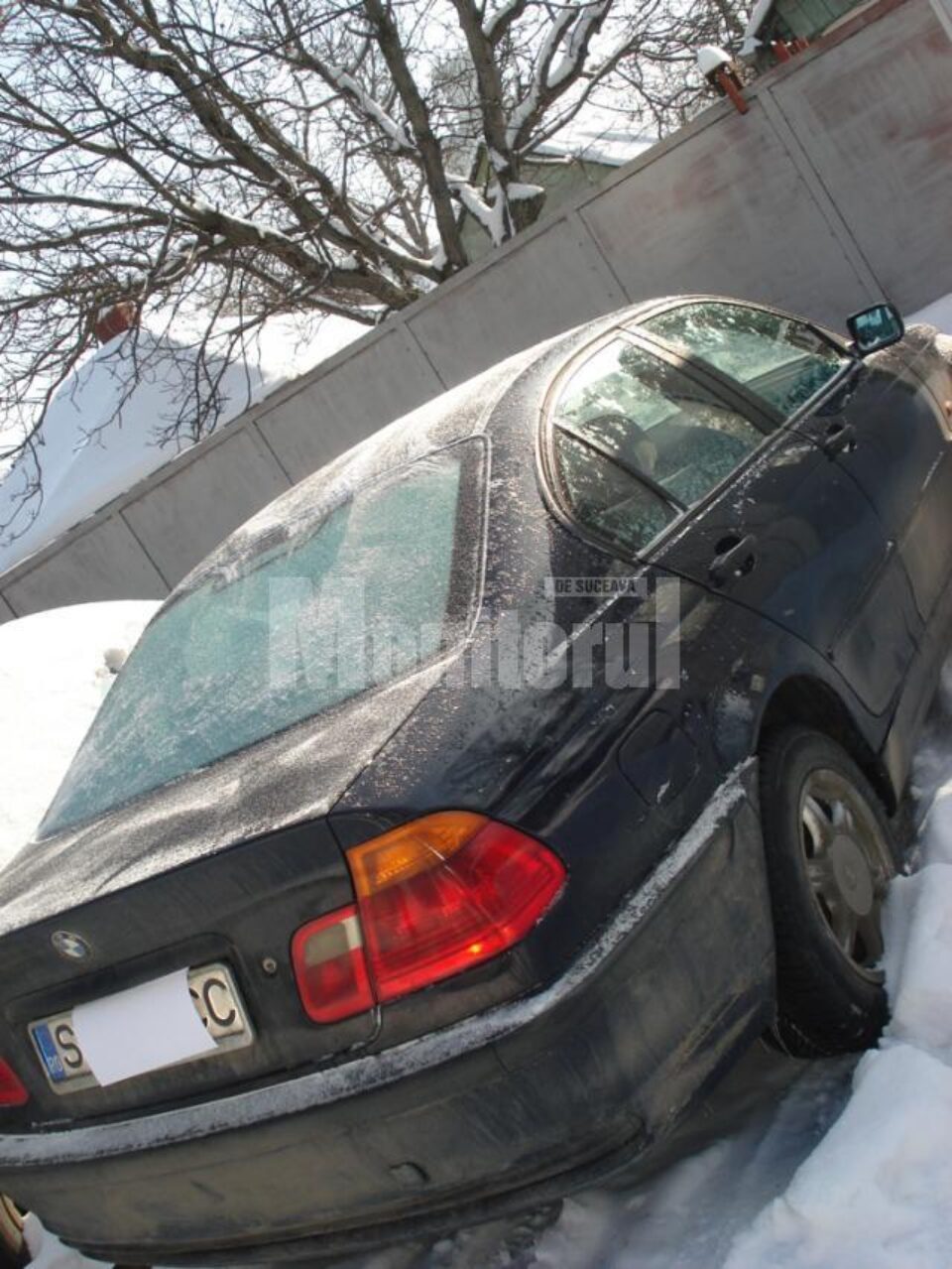 Autoturismul se află acum la sediul IPJ Suceava