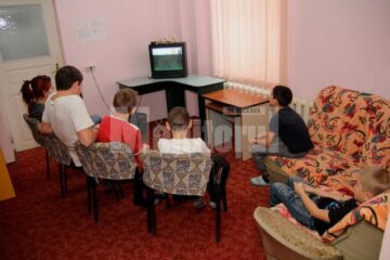 Copii internați la modulul rezidențial „Micul prinț”