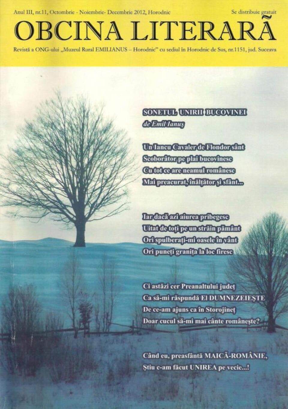 Revista „Obcina literară”