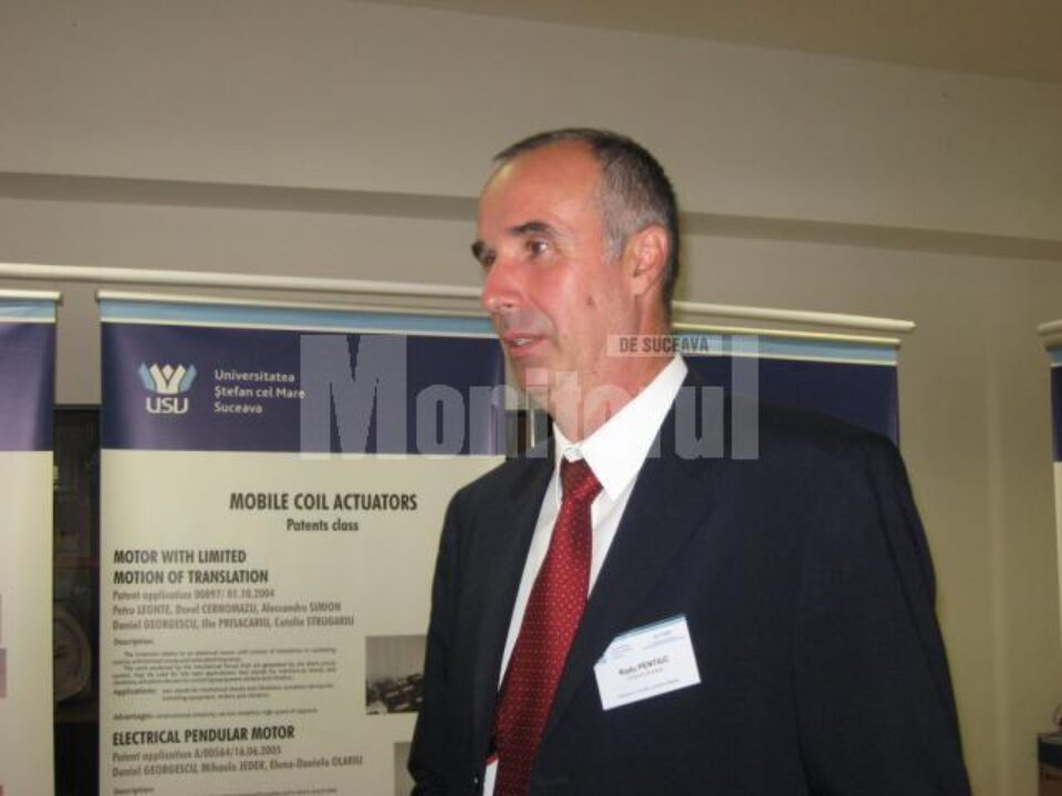 Prof. dr. ing. Radu Dumitru Pentiuc, directorul Departamentului de Electrotehnică din Universitatea „Ștefan cel Mare” Suceava