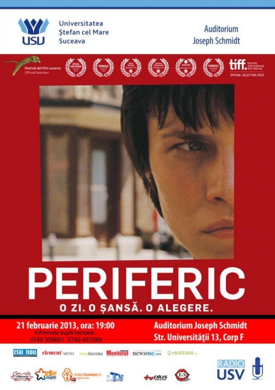 Seara filmului românesc, la USV