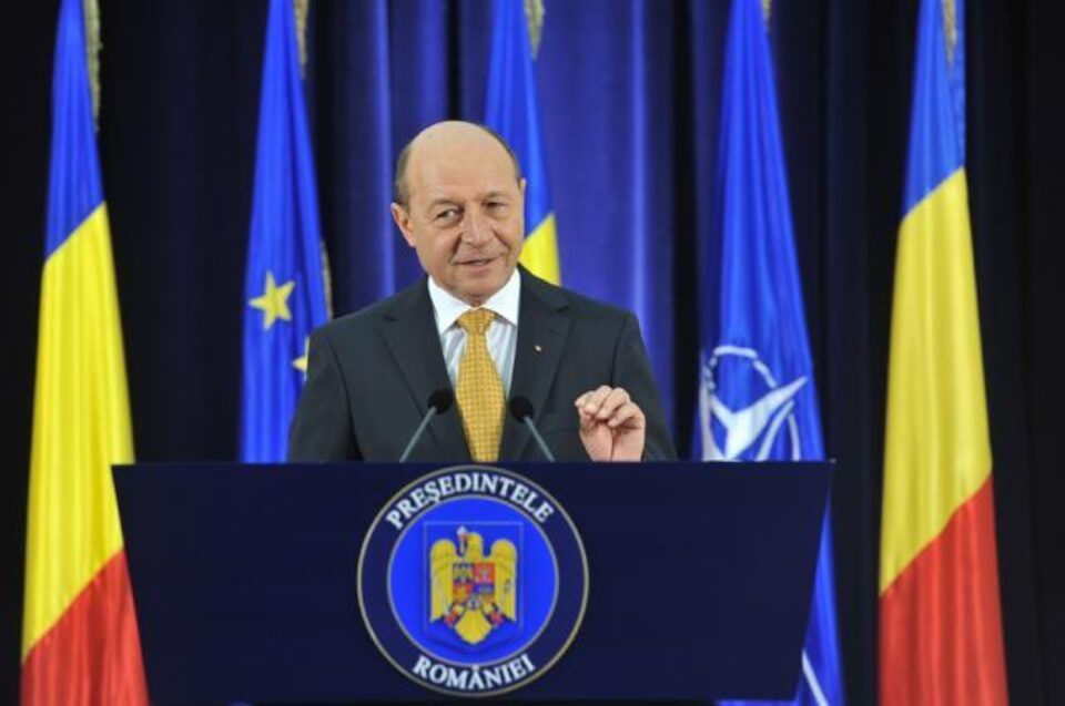 Băsescu: În mod categoric, România nu va avea anul acesta recesiune