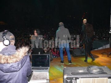 Cei doi interpreți ai trupei Alb Negru, Andrei și Kamara, împreună cu DJ-ul formației, au reușit să facă un spectacol de excepție
