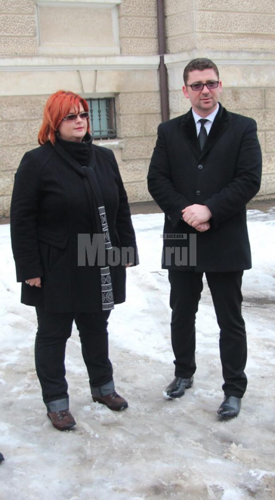 Cătălina Vartic, președintele UNPR Suceava și Traian Andronachi, liderul Organizației Municipale UNPR Rădăuți