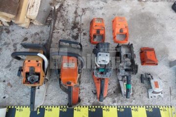 Bunurile identificate și ridicate în urma perchezițiilor