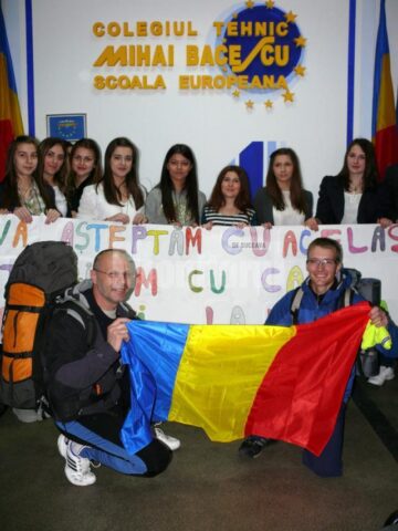 La plecare din holul CT Mihai Bacescu