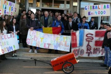 Fotografie de grup înainte de plecare
