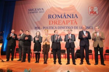 Lideri ai PDL au venit la Suceava pentru a-l susține pe Blaga