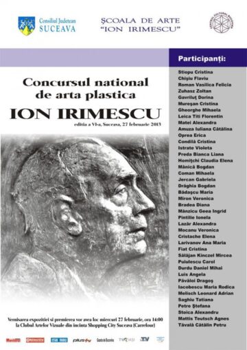 „Frumusețea diversității”, la Concursul Național de Artă Plastică „Ion Irimescu”