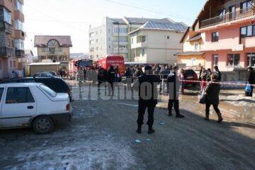 Zona a fost delimitată pentru evitarea oricărui pericol