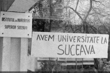 La 7 martie 1990, Institutul de Subingineri de la Suceava a devenit Universitatea „Ștefan cel Mare”. Foto: Dumitru VINȚILĂ